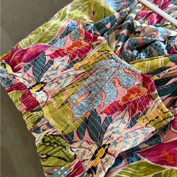 Angie Floral Wide-Leg Jumpsuit in Multicolor - Picture 5 of 6